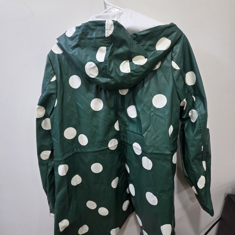 Modcloth Green and White Polka Dot Jacket - Picture 5 of 8